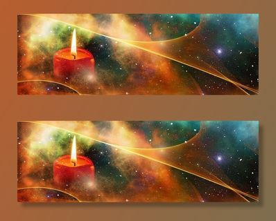 红烛，横幅，标题，星星，圣诞节，蜡烛，雪花，圣诞节时间