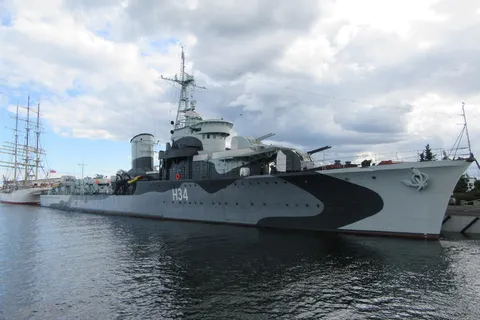 格但斯克、海峡、视图、运输、航海船舶、水上、军事、船舶