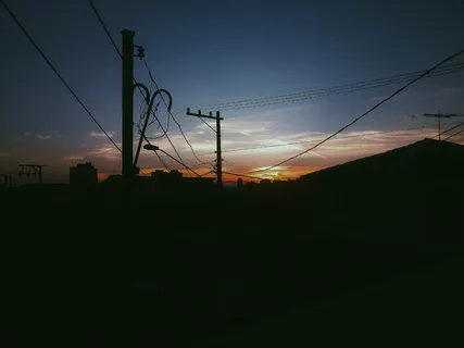 电缆,巴西,电力线,输电塔,vila santo estefano,r.kalil nader habr,日落,城市 电缆,巴西,电力线,输电塔,vila santo estefano,r.kalil nader habr,日落,城市