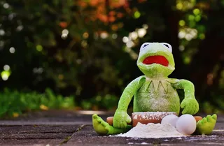 克米特，烘焙，擀面杖，鸡蛋，面粉，配料，准备，准备