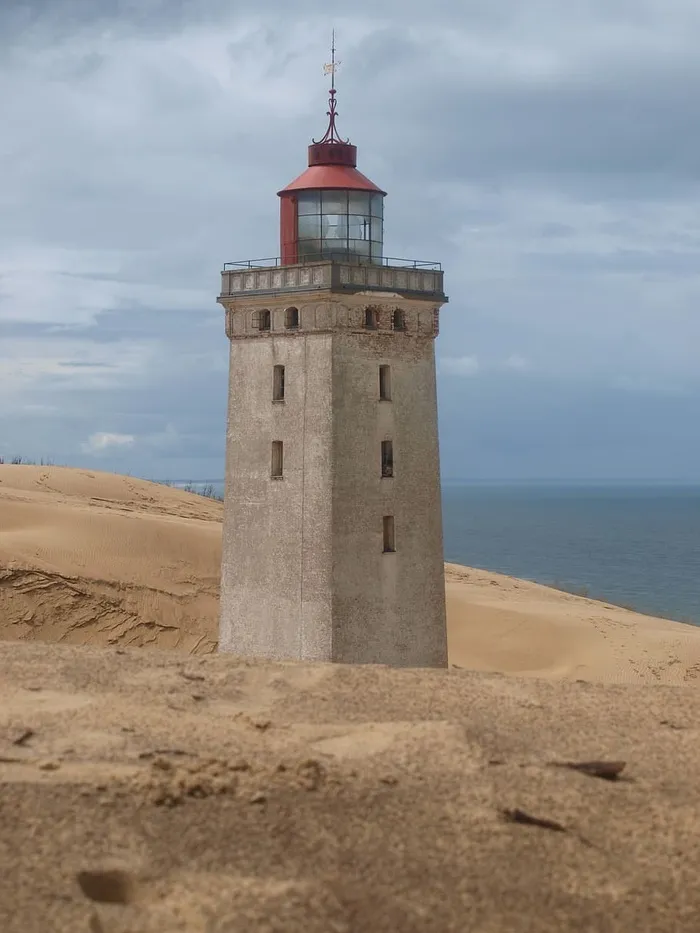 盖伊，自然，北海，丹麦海滩，地平线，沙丘，海滩，丹麦