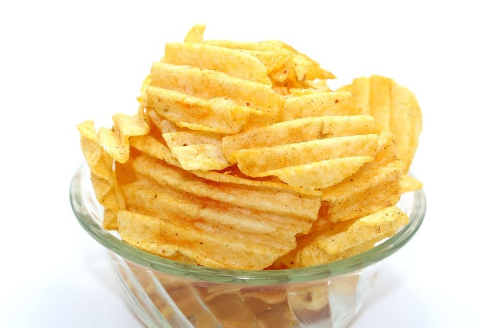 模糊、薯片、碗、美味、特写、聚焦、食品摄影、垃圾食品