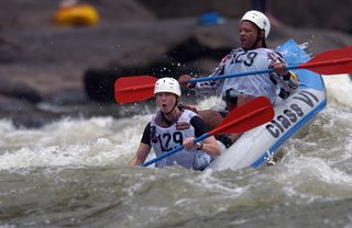 费耶特维尔，西弗吉尼亚州，水，河流，急流，漂流，男人，自然