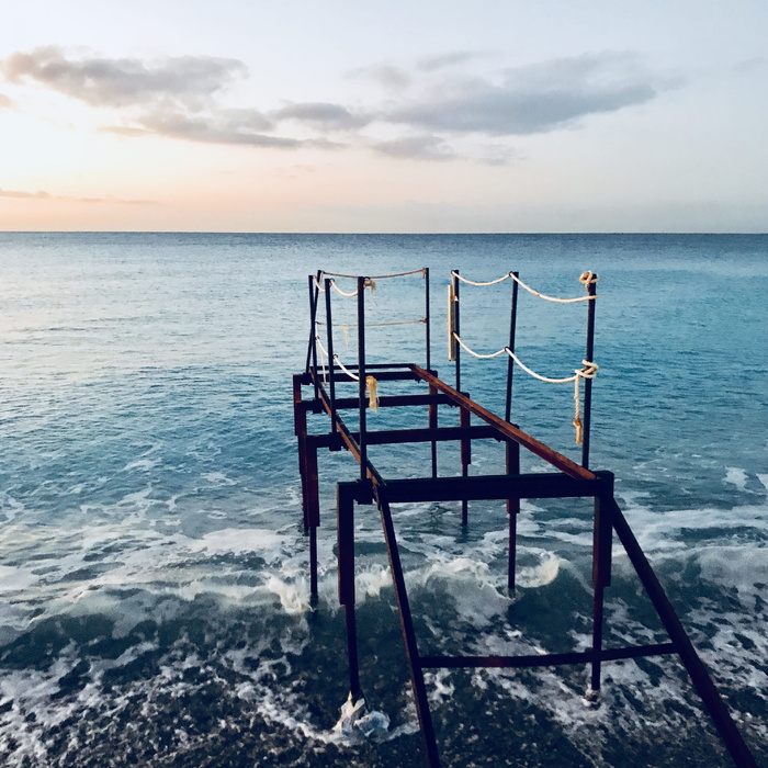 法国，尼斯，海，水，地平线，天空，水上地平线，风景-自然