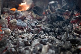 煤，科斯特，炉子，发烧，火，夜晚，营火，柴火