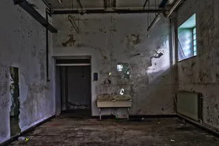 建筑、房屋、废弃、窗户、房间、门、木材、建筑