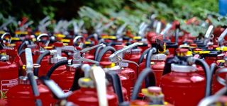 消防，灭火器，消防，保护，删除，确定，安全，红色