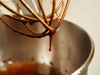 手动搅拌机、涂层、液体、巧克力、面团、烘焙、甜食、处理