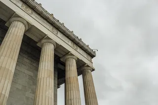 混凝土柱子, 支柱, 结构, 体系结构, 构建, 博物馆, 石头, 古代