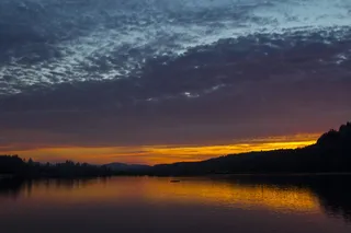 日落，湖泊，五彩缤纷，山水，风景，倒影，心情，黄昏