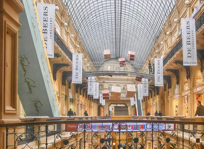 建筑，建筑，gum，商场，莫斯科，红场，俄罗斯，商店