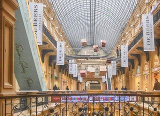 建筑，建筑，gum，商场，莫斯科，红场，俄罗斯，商店