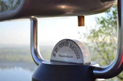 望远镜，范围，观察，机器，间谍，钢铁，植物，树木