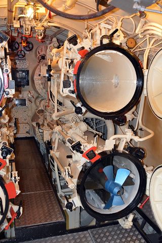 潜艇，水下艇，鱼雷管，鱼雷，技术，变型，室内，无人