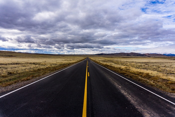 美国, 尤里卡, 小撒哈拉休闲区游客中心, 地平线, 云, 路, 平原, 街