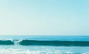 海浪，白天，蓝色，大海，海洋，水，波浪，阳光