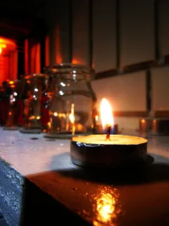 火, 玻璃, 红色, 圣诞节, 装饰, 光, 燃烧, 火焰