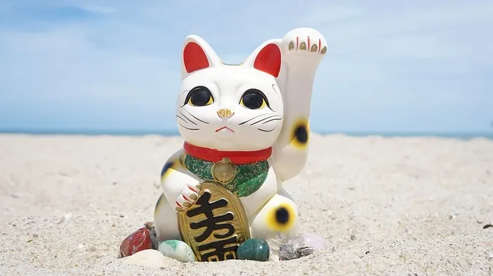 maneki neko，风水，maneki，猫，符号，幸运，风，日本