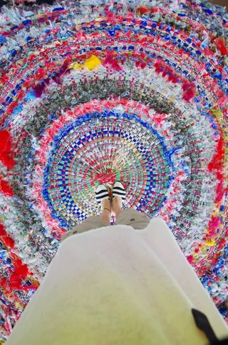 地毯，哑光，脚，装饰，彩色，手工制作，多色，一人