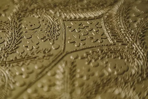 黄金抽象背景特写图