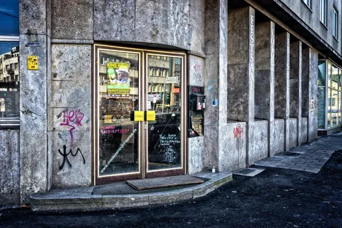 景观照片、玻璃门、商业、音乐、本地、门、路、杜塞尔多夫