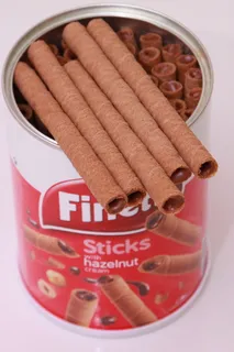 棕色、巧克力、奶油、芬尼蒂、榛子、面包卷、棍棒、甜味