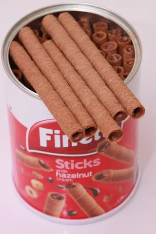 棕色、巧克力、奶油、芬尼蒂、榛子、面包卷、棍棒、甜味