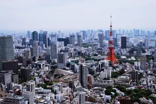 日本, 港区, 六本木山, 城市, 蔓延, 建设, 建筑物, 架构