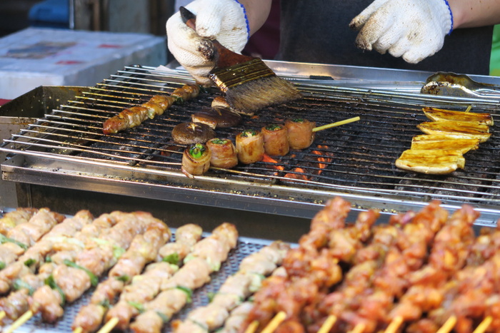 烧烤，食物，肉，发烧，食物和饮料，烧烤，新鲜度，人手