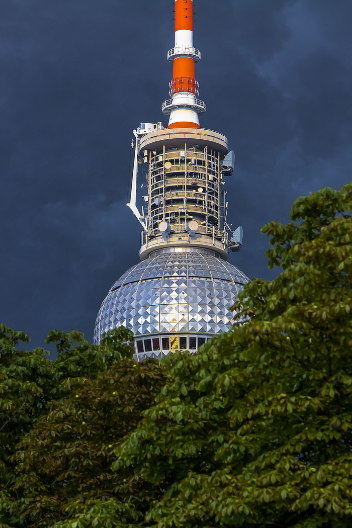 柏林，建筑，电视塔，gewitterstimmung，建筑结构，建筑外观，建筑，塔