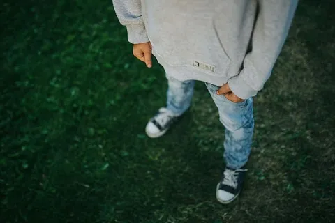 花园里的小男孩 花园里的小男孩