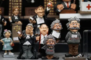 各式陶瓷雕像，人，人，人，雕像，吉祥物，微型，插图