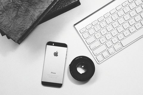 特写、照片、空间、灰色、iphone 5、5s、iphone、智能手机