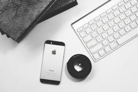 特写、照片、空间、灰色、iphone 5、5s、iphone、智能手机