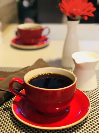 咖啡、平静、早晨、红色、早餐、爱、宁静、活力