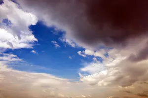 云，云景，颜色，深色，黎明，戏剧性，黄昏
