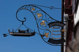 鼻盾，广告，广告牌，豪斯旺，餐厅，行会人物，齐勒，希弗人