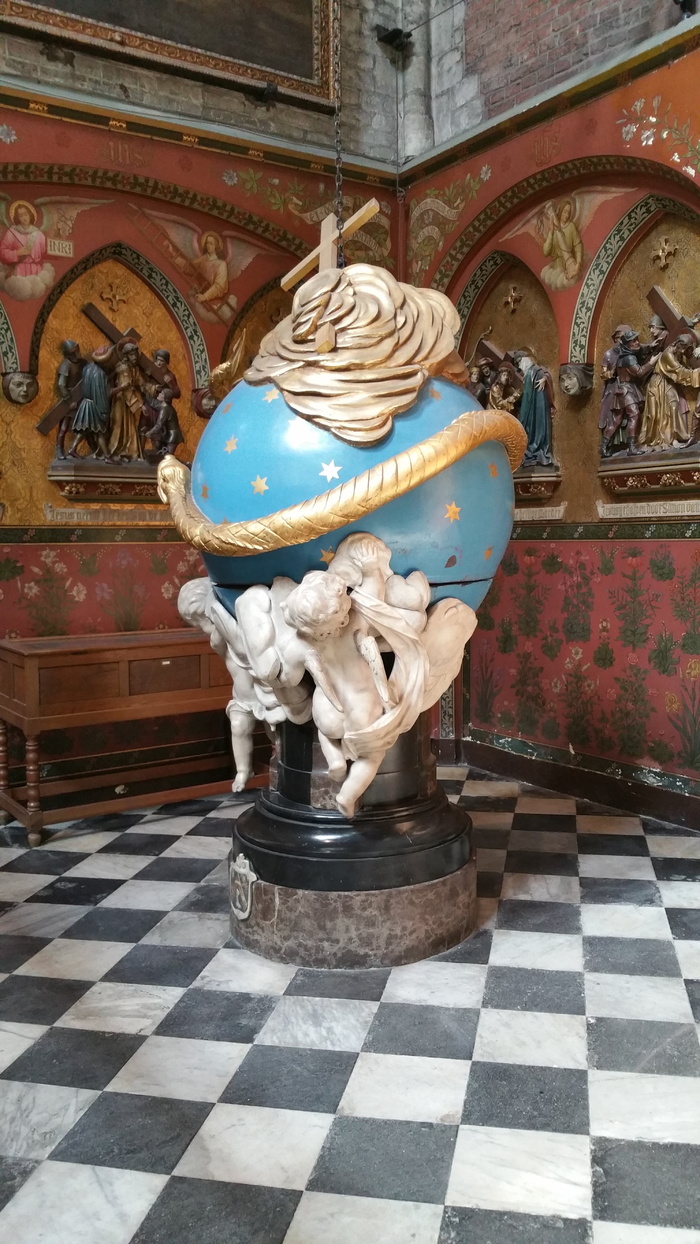 根特，雕像，根特，圣巴沃，大教堂，地球，天使，相信