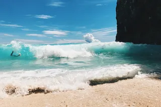 海洋，海洋，自然，户外，水，印尼，海浪，无名路