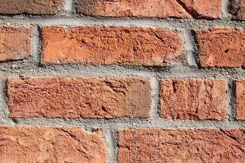 砖、墙、水泥浆、红色、棕色、壁纸、纹理、背景