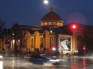 哥本哈根，丹麦，glyptothek，建筑，照明，建筑外观，建筑结构，城市