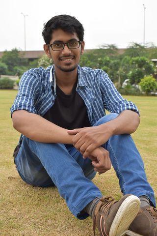 酷哥们, 聪明, 年轻, 一个人, 休闲服装, 年轻人, 年轻人, 正视图