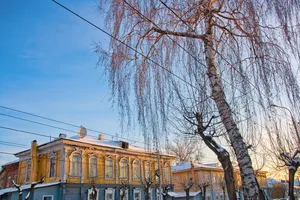 Ufa，老年人，街道，建筑，建筑，城市，城市景观，外观