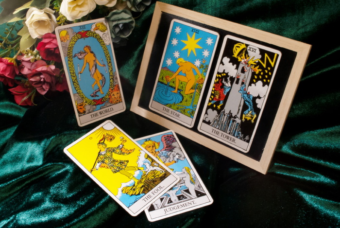 塔罗牌，卡片，神谕，星星，精神，算命，运气，魔法