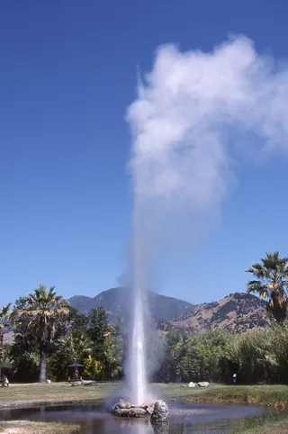 calistoga，美国，间歇泉，加利福尼亚州，水，天空，运动，自然