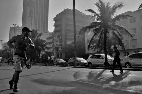 调情, 溶胶, 日落, 自然, 海滩, 到, 反对光, 巴西