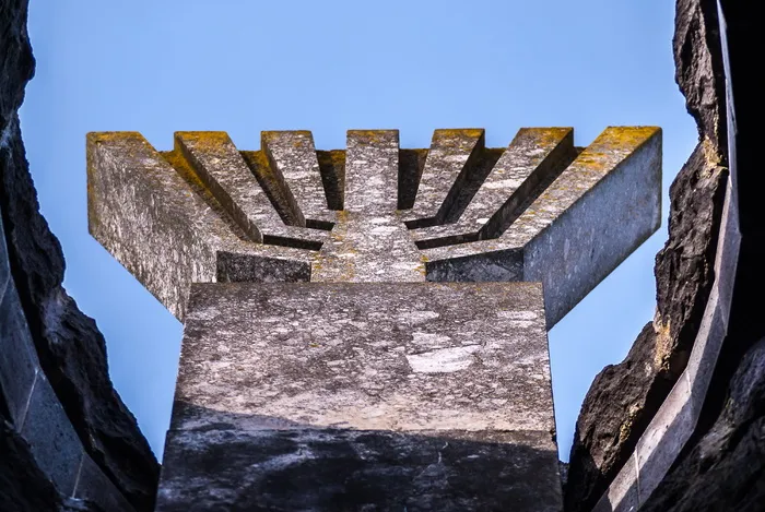 低角度照片，混凝土，桥基，kz，kz dachau，Konzentationslager，希特勒时代，dachau