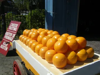 奶酪，高达，销售，黄色，荷兰，奶制品，食品，健康饮食