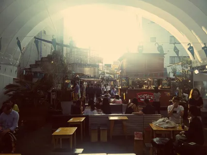 日本、东京、食品、啤酒、城市景观、酒吧、美食卡车、节日