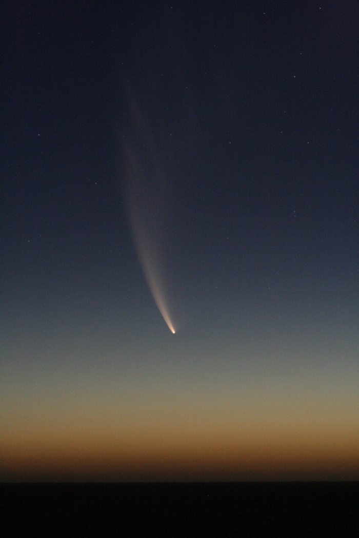蓝天照片，彗星，麦克诺特彗星，巴特勒，珀斯，天空，夜晚，风景